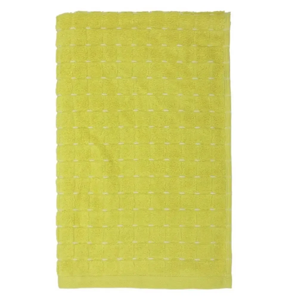 Kapoor Home 6-Piece Bath Towel Set Yellow & White Daisy & Solid Cotton Quick Dry